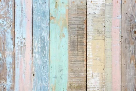 Download Weathered Wooden Fence in Pastel Colors - Premium Resources