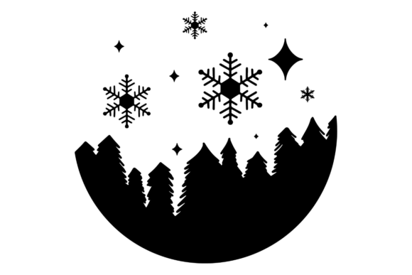 Download Winter Forest Circle - Winter Collection