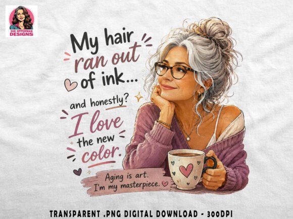 Download Silver Hair Humor | Aging Gracefully PNG - Hair Collection