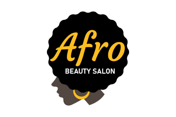 Download Beautiful Afro Hair Woman Logo Design - Hair Collection