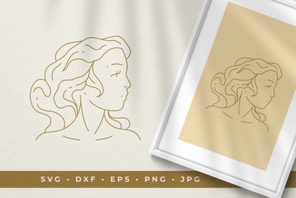 Download Romantic Female Hair Cosmetology Logo - Hair Collection