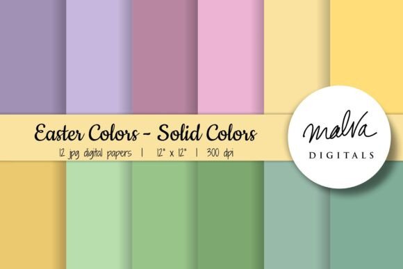 Download Pastel Easter Solid Colors - Premium Resources