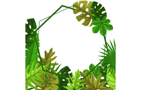 Download Polygon Green Tropical Plant Summer Leaf - Plant Collection