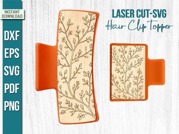 Download Daisy Glowforge Claw Hair Clip Topper - Hair Collection