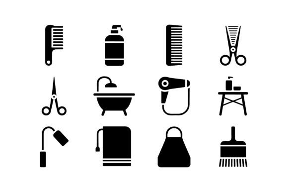 Download Hair Salon &amp; Hairstylist Icon Set - Hair Collection