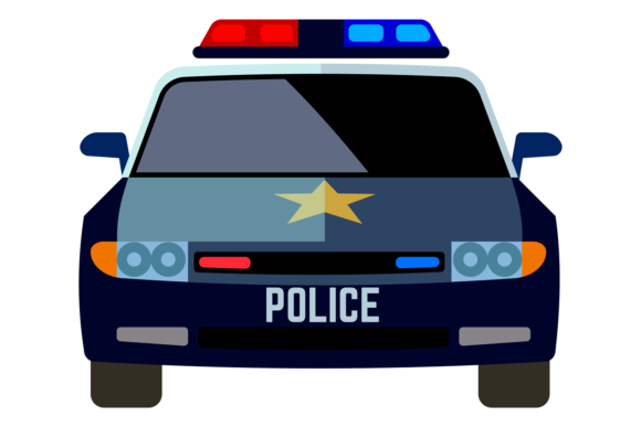 Download Police Car Front View. Patrol Auto Icon - Auto Collection